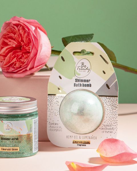Be Trendy Effervescent Bath Bomb "Emerald Shine" 100 g 302749 photo