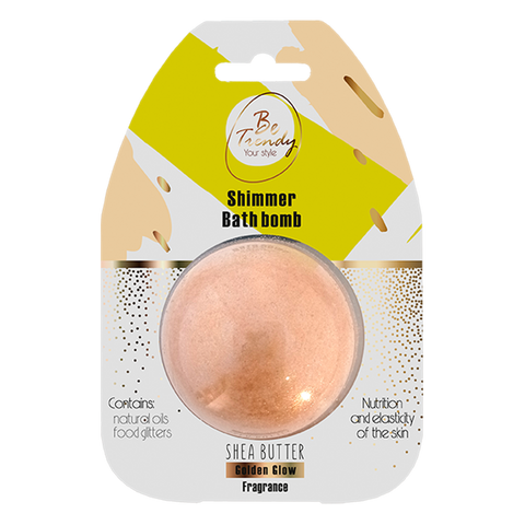 Be Trendy Effervescent Bath Bomb "Golden Glow" 100 g 302763 photo