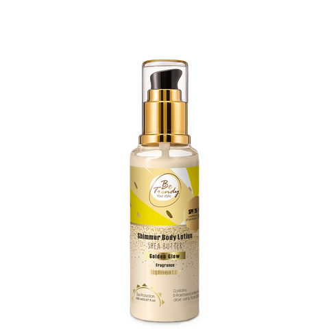 Be Trendy Shimmer Body Lotion "Highlighter Golden Glow, SPF 25", 100 ml 303647 photo