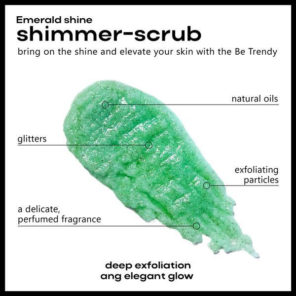 Shimmer-scrub &laquo;Emerald Shine&raquo;, jar, 300 g 302800 photo