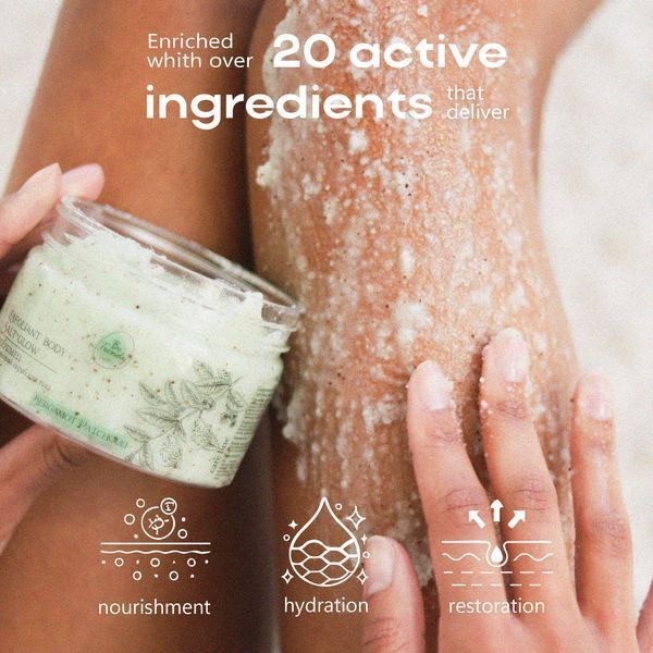 Perfumed scrub for body &laquo;Bergamot Patchouli&raquo;, 300 g 304194 photo