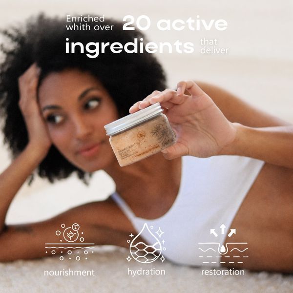 Perfumed scrub for body &laquo;Marshmallow Vanilla&raquo;, 300 g 304187 photo